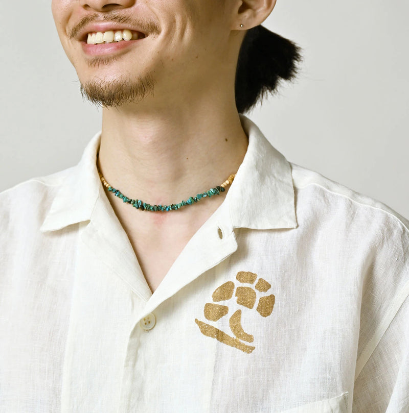 45R Linen Foil Lei Lei Shirt Men - Image 8