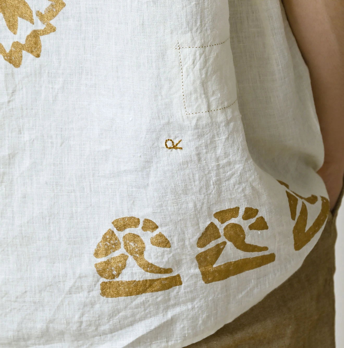 45R Linen Foil Lei Lei Shirt Men - Image 14