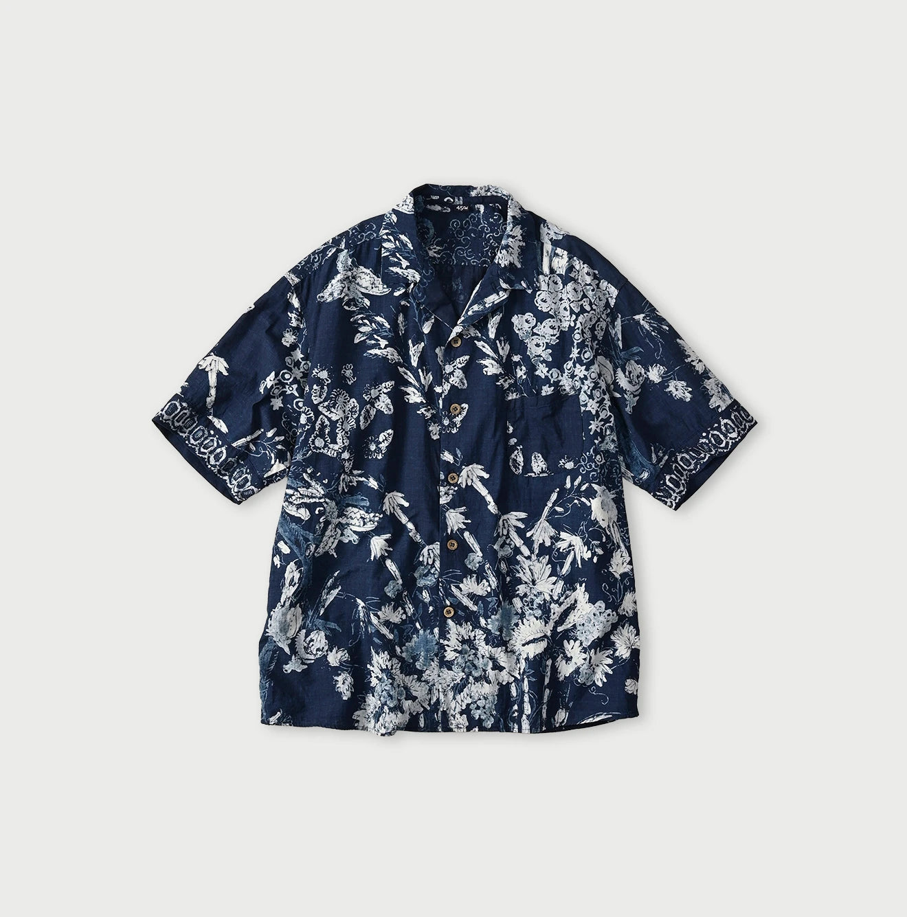 45R Indigo Palampore Lei Lei Shirt Men - Image 1