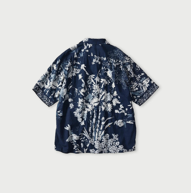 45R Indigo Palampore Lei Lei Shirt Men - Image 10
