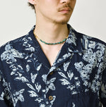 45R Indigo Palampore Lei Lei Shirt Men