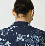 45R Indigo Palampore Lei Lei Shirt Men