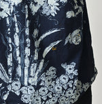 45R Indigo Palampore Lei Lei Shirt Men