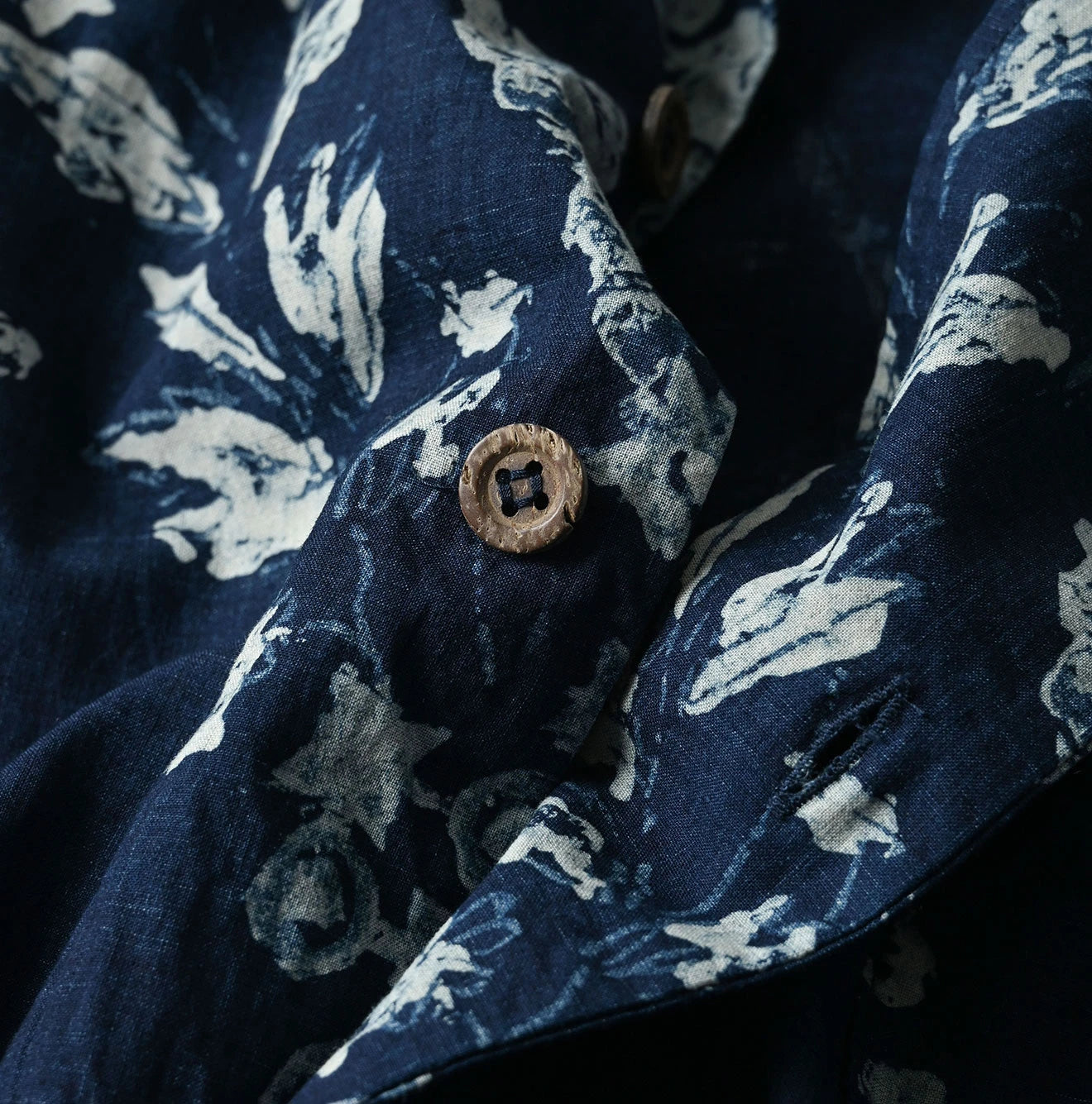 45R Indigo Palampore Lei Lei Shirt Men - Image 14