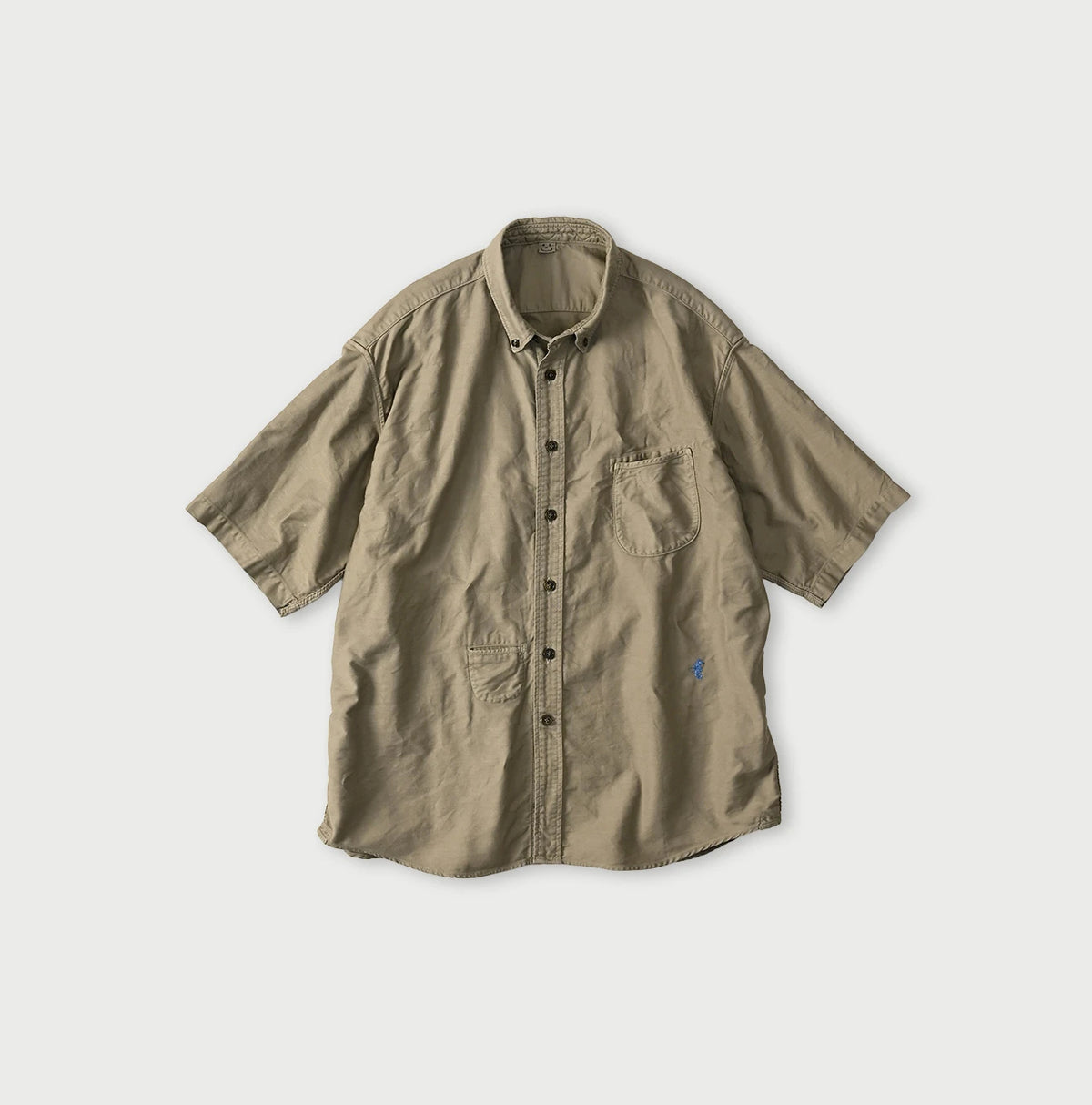 45R Yoko Sateen Ocean Short Sleeve Shirt Men
