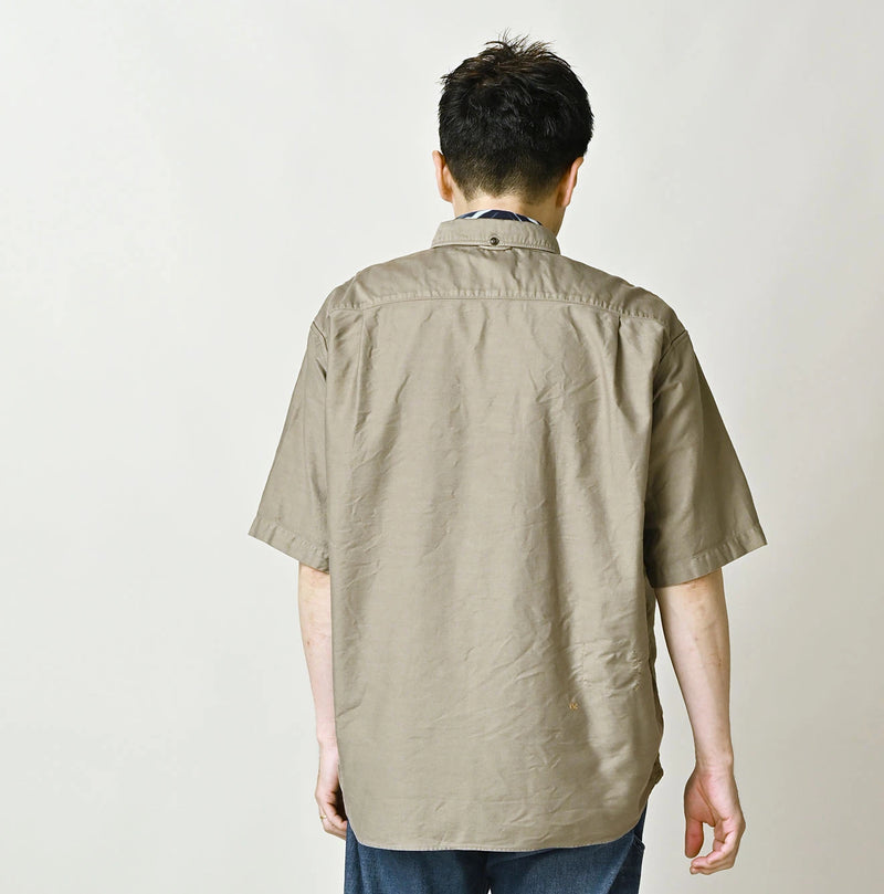 45R Yoko Sateen Ocean Short Sleeve Shirt Men - Image 8