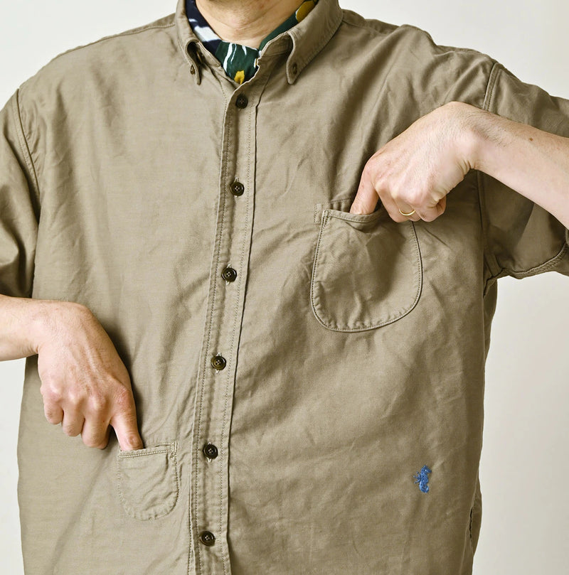 45R Yoko Sateen Ocean Short Sleeve Shirt Men - Image 13