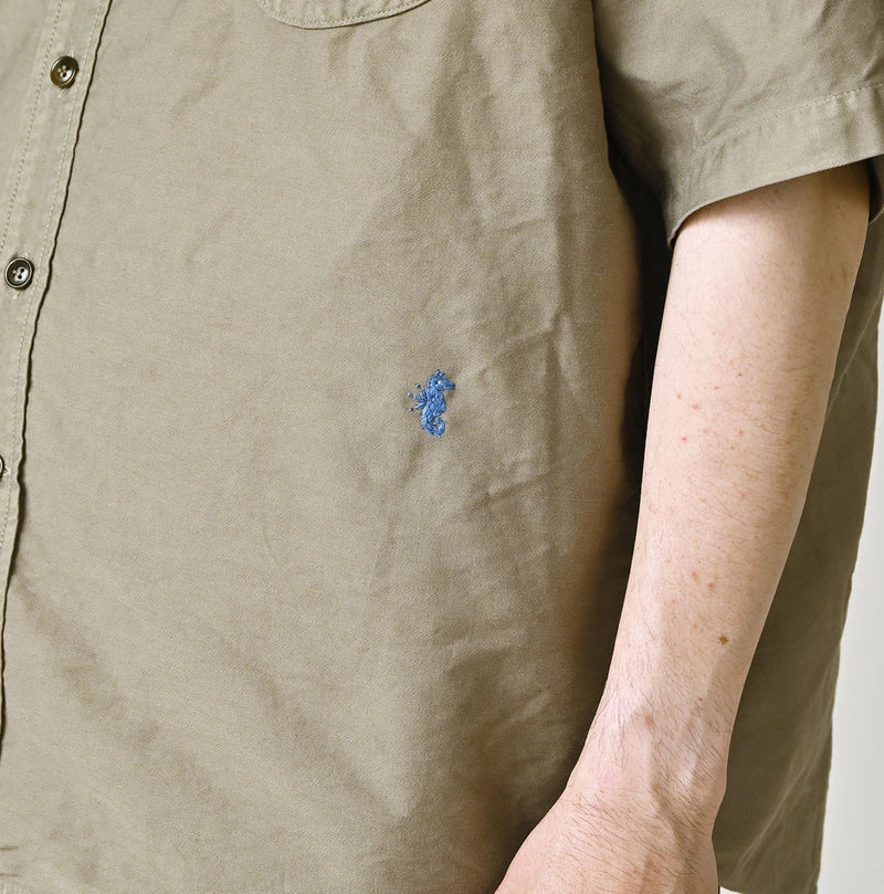 45R Yoko Sateen Ocean Short Sleeve Shirt Men - Image 16