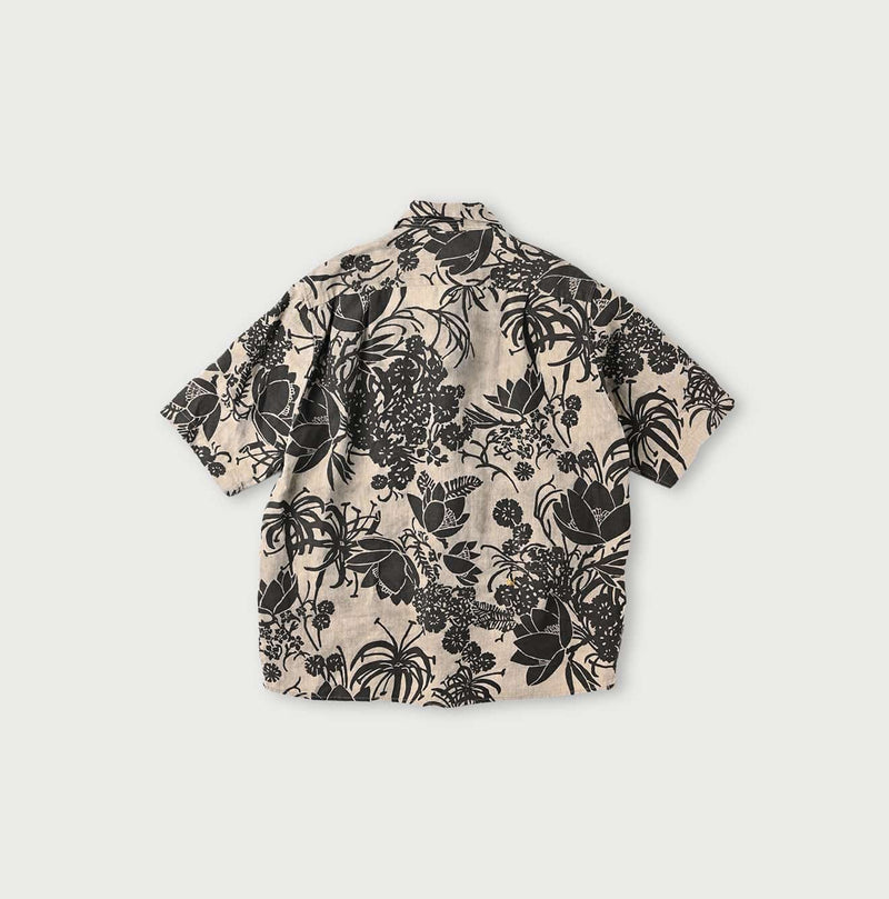45R Linen Lotus Lei Lei Shirt Men