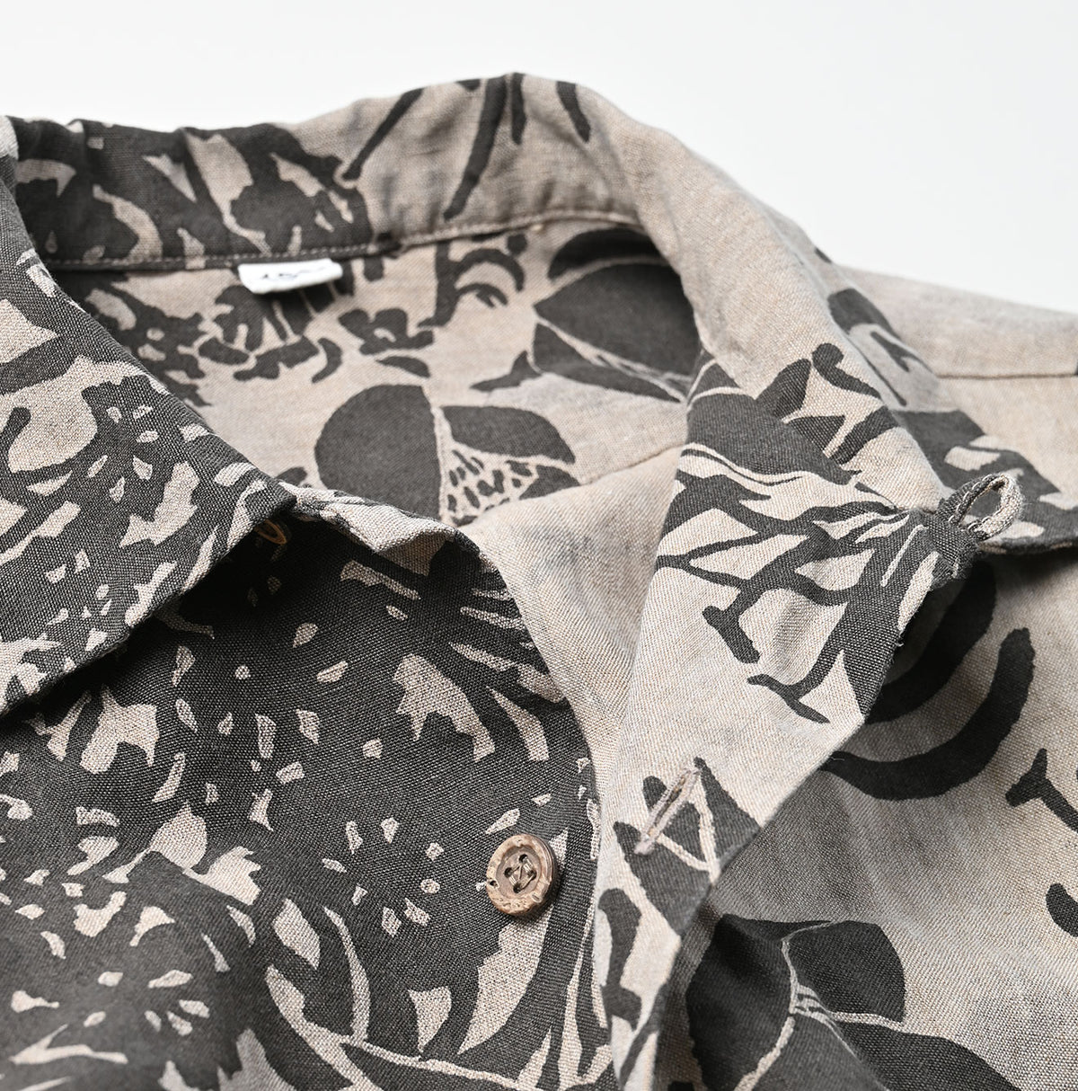 45R Linen Lotus Lei Lei Shirt Men