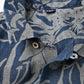 45R Indigo Linen Lotus Lei Lei Shirt Men