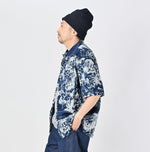 45R Indigo Irie Aloha Lei Lei Shirt Men
