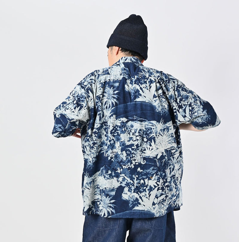 45R Indigo Irie Aloha Lei Lei Shirt Men - Image 9
