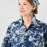 45R Indigo Irie Aloha Lei Lei Shirt Men