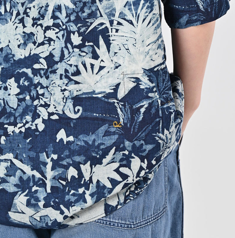 45R Indigo Irie Aloha Lei Lei Shirt Men - Image 13