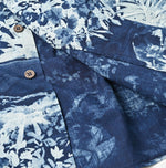 45R Indigo Irie Aloha Lei Lei Shirt Men