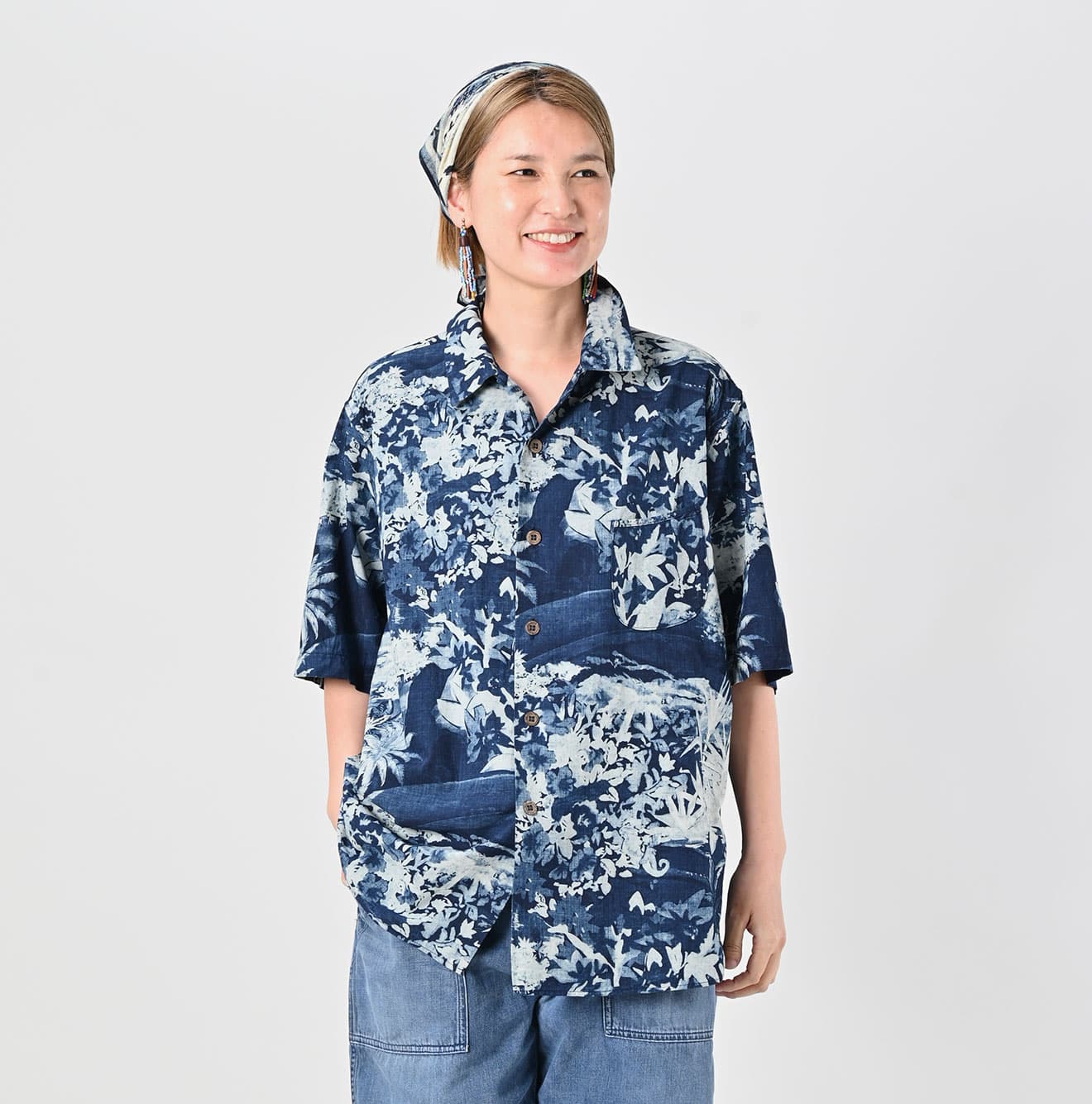 Indigo Irie Aloha Lei Lei Shirt Men – 45R GLOBAL