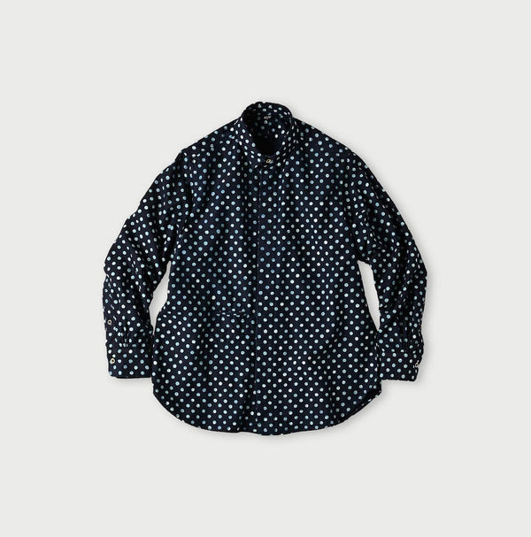 45R Indigo Supima Oxford 908 Dots Loafer Shirt
