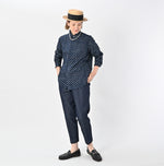 45R Indigo Supima Oxford 908 Dots Loafer Shirt