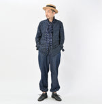 45R Indigo Supima Oxford 908 Dots Loafer Shirt