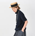 45R Indigo Pique Knit-sewn Polo