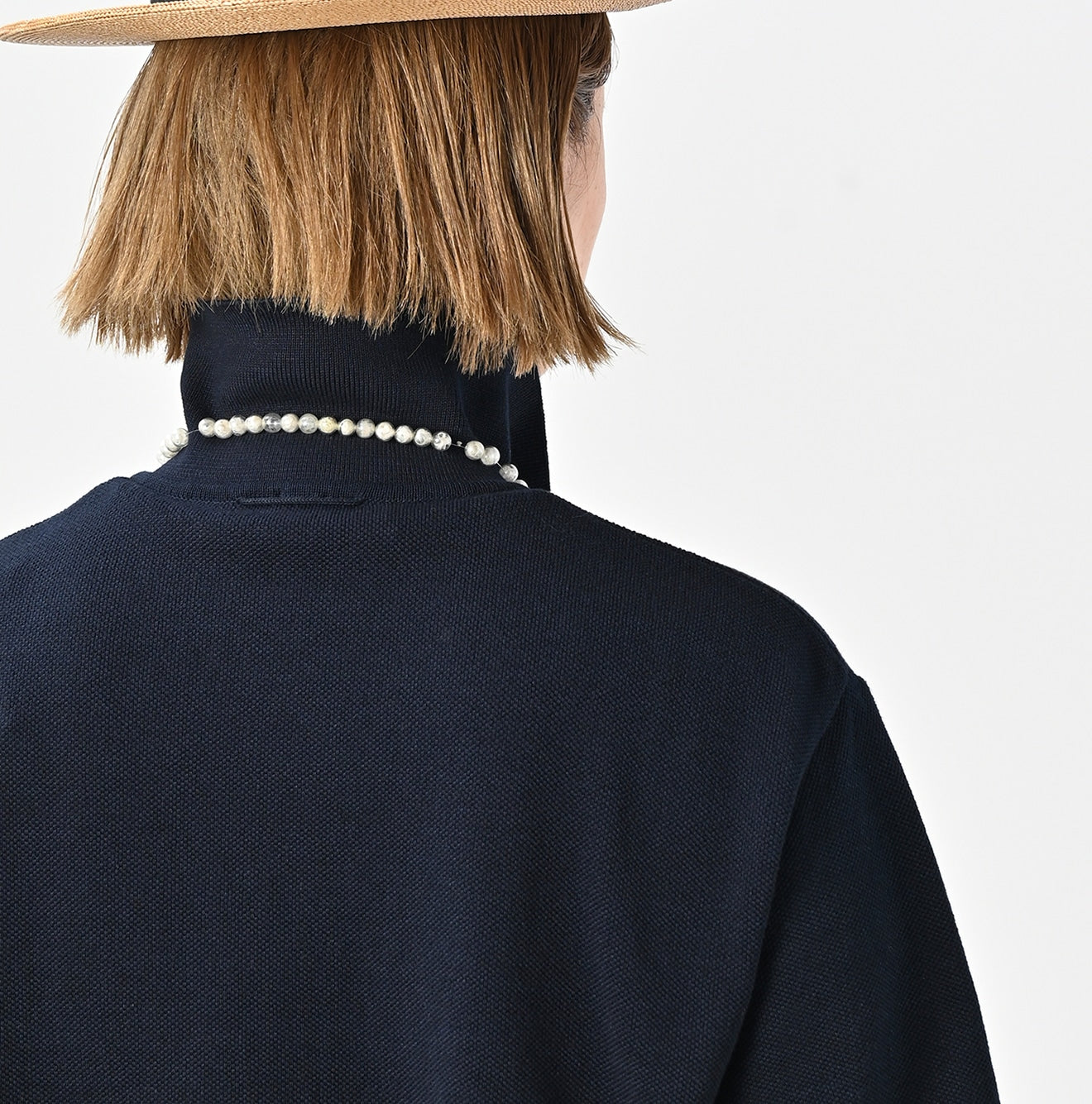 45R Indigo Pique Knit-sewn Polo - Image 12