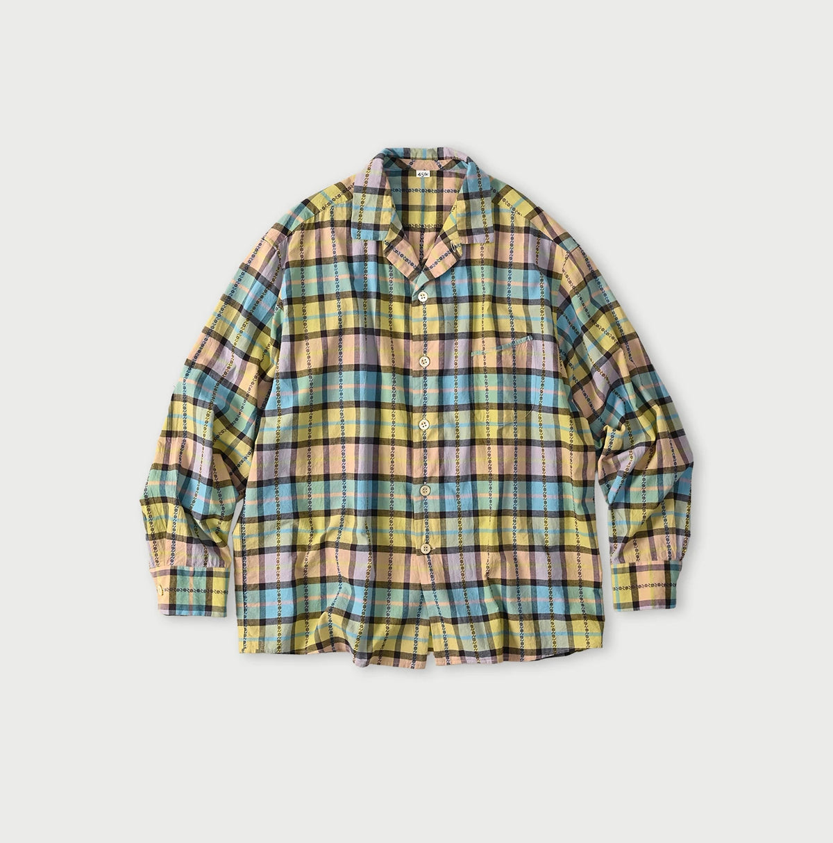 45R Khadi Dobby Open-Collar Shirt