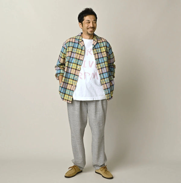45R Khadi Dobby Open-Collar Shirt