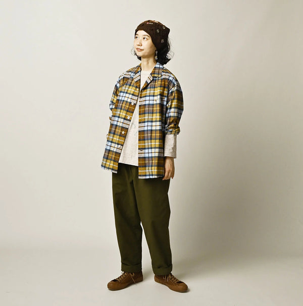 45R Khadi Dobby Open-Collar Shirt