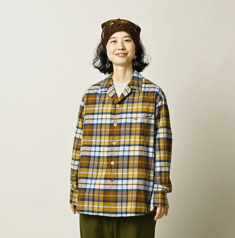 45R Khadi Dobby Open-Collar Shirt - Image 11