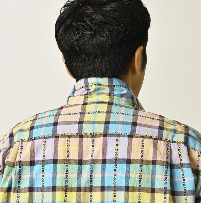 45R Khadi Dobby Open-Collar Shirt - Image 14