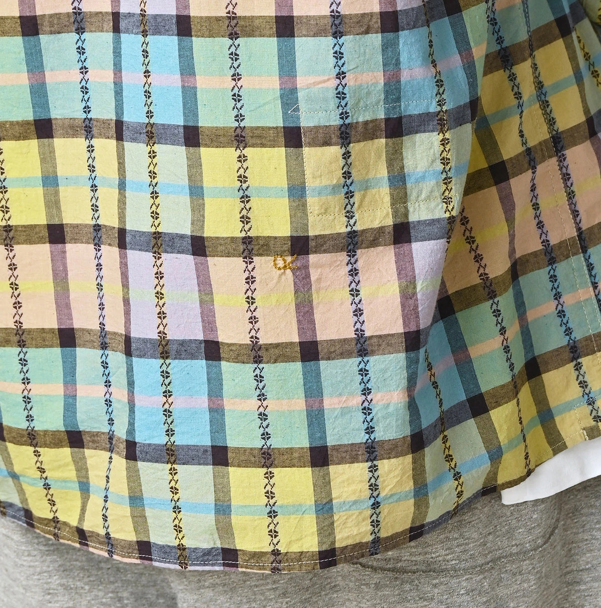 45R Khadi Dobby Open-Collar Shirt