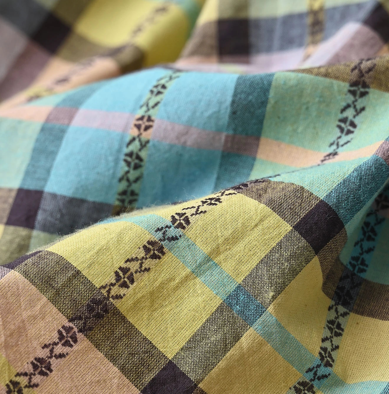 45R Khadi Dobby Open-Collar Shirt