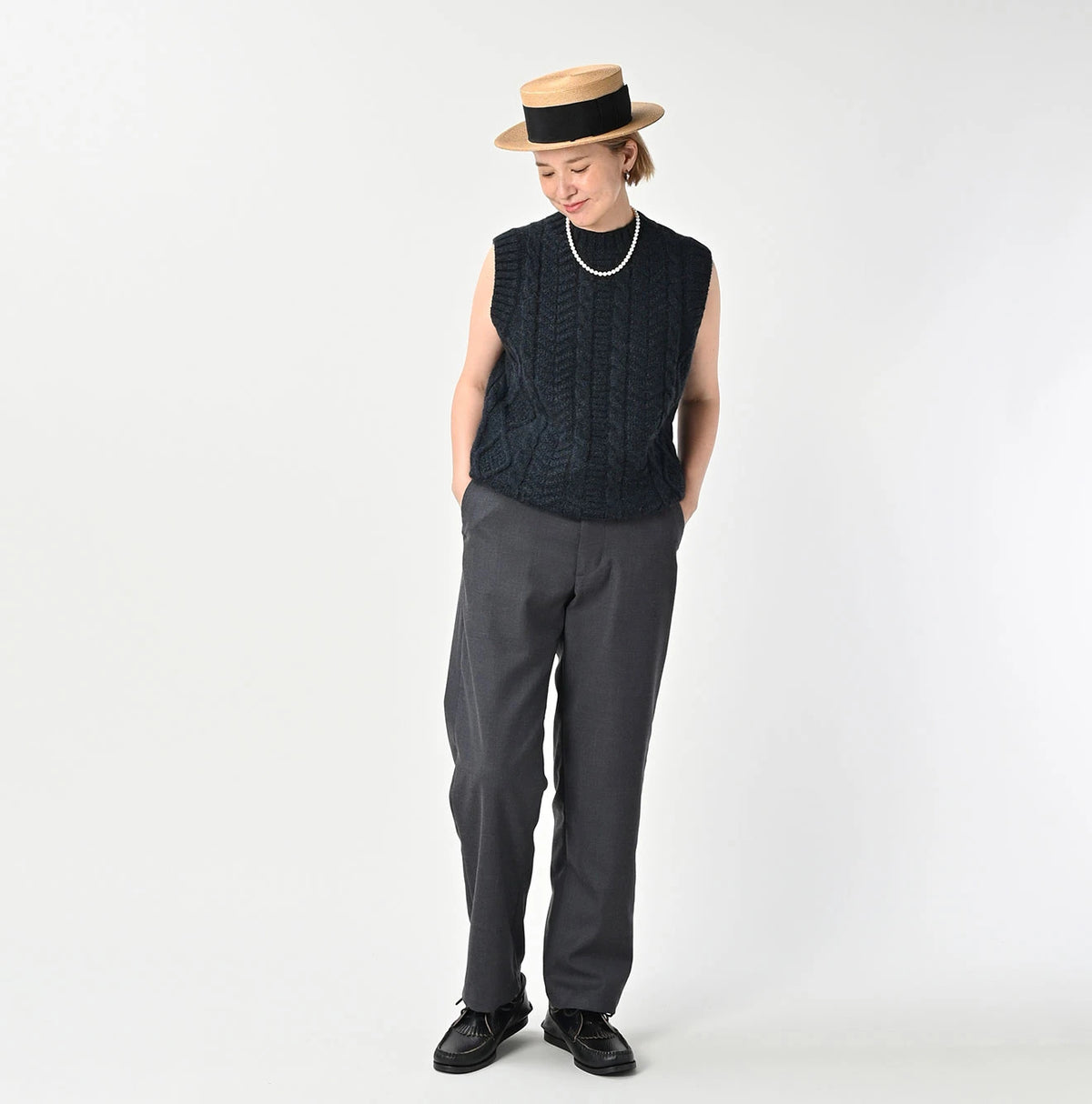 45R Wool Saxony Crosby Slacks Men