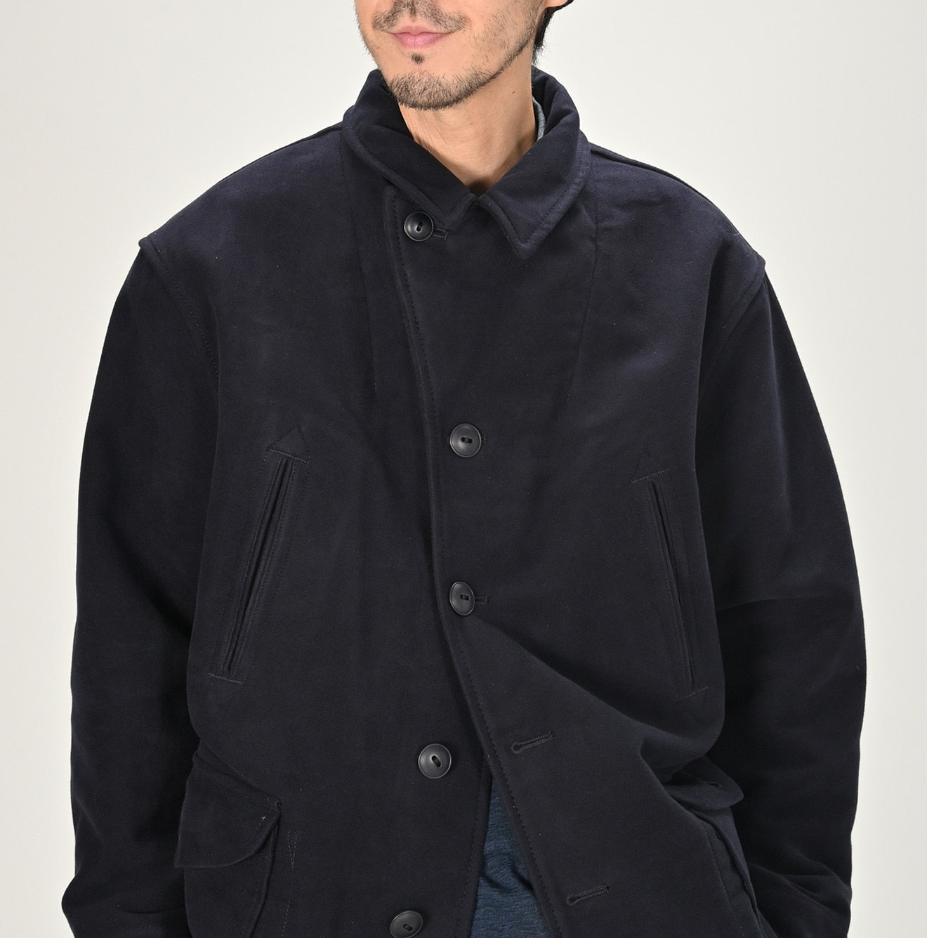 45R Cotton Flannel P-blouson Men