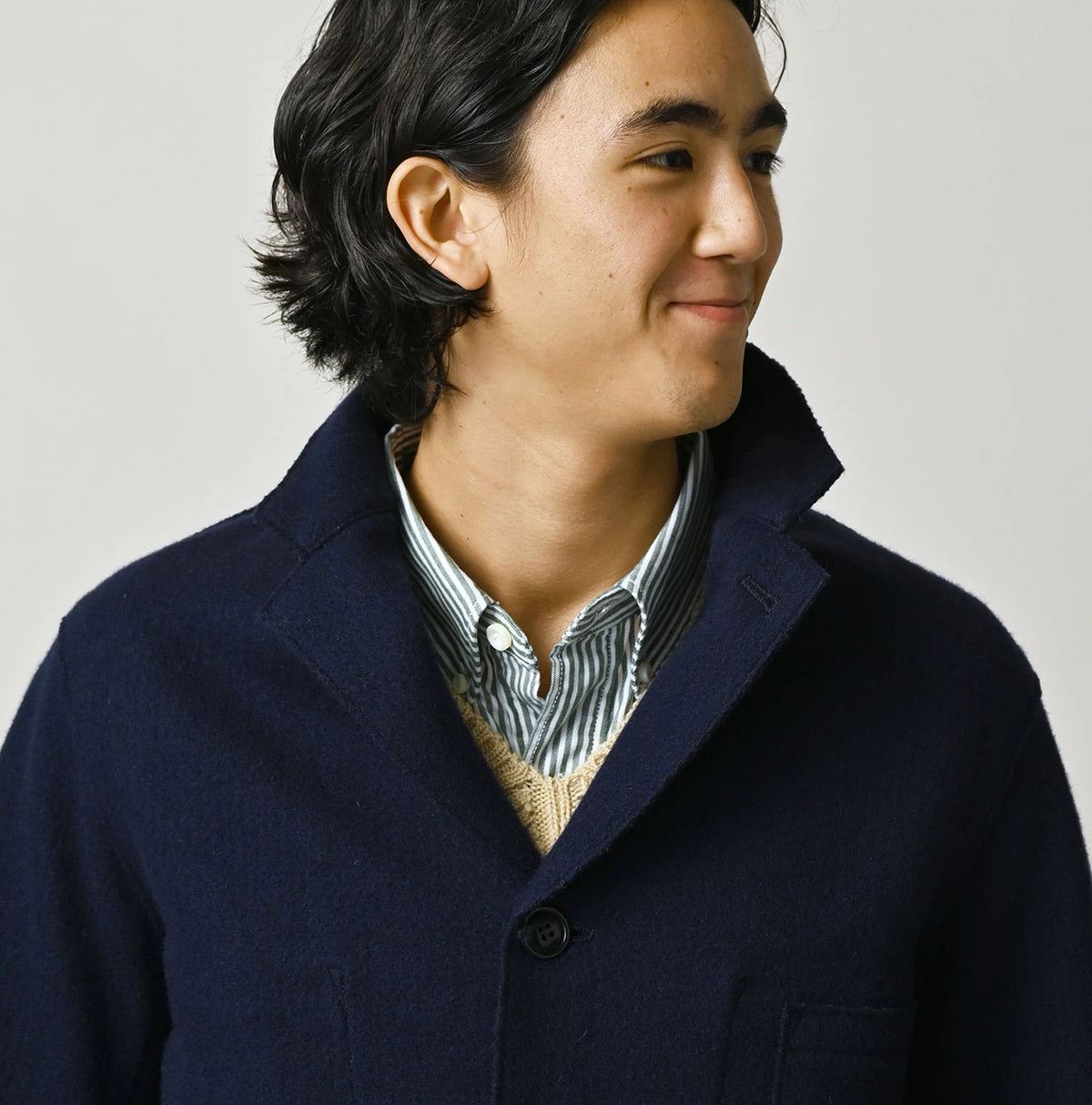 45R Jersey Melton Nimes Jacket - Image 13