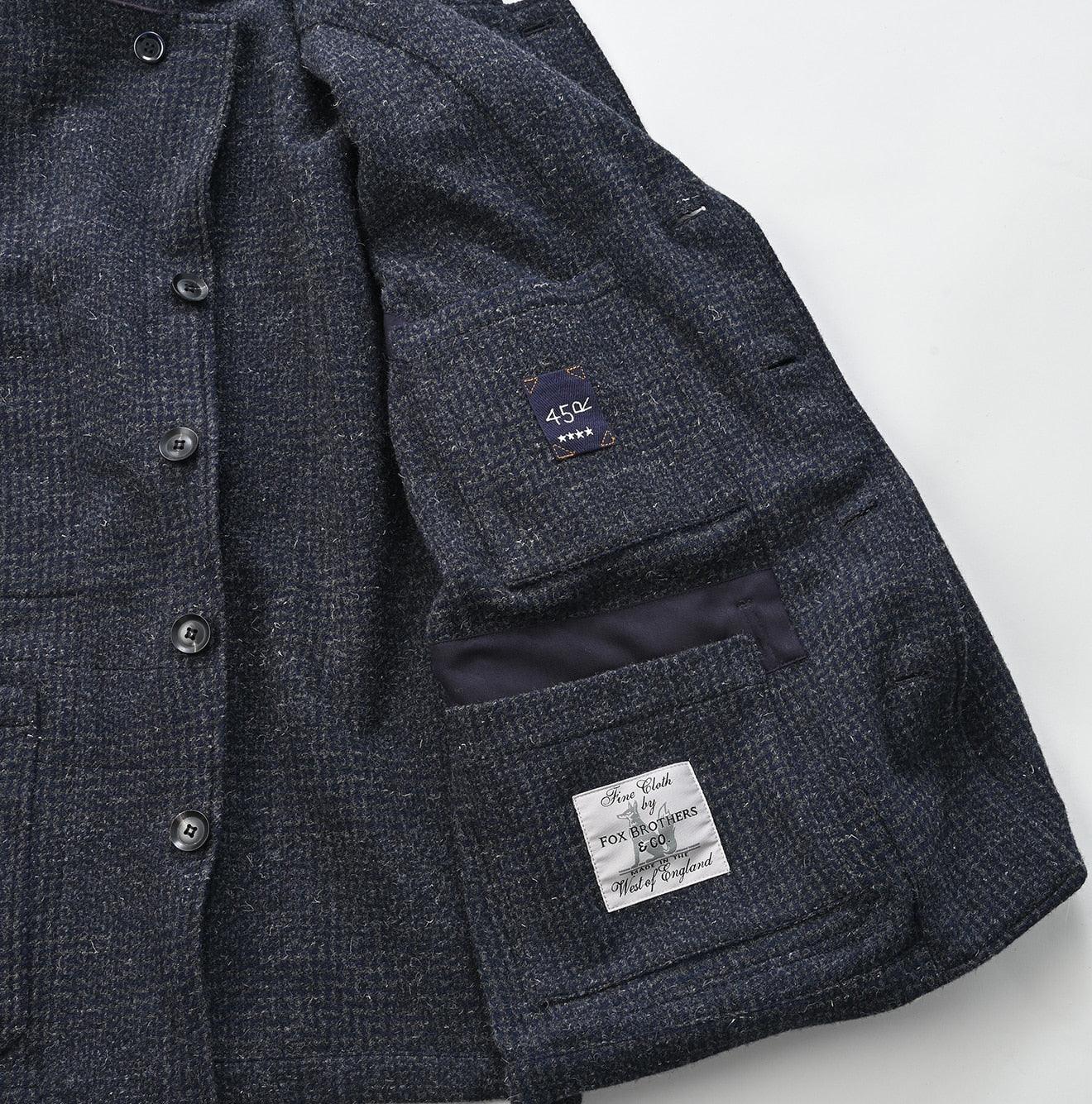 British Tweed Nimes Jakcet Men - 45R by 45rpm studio