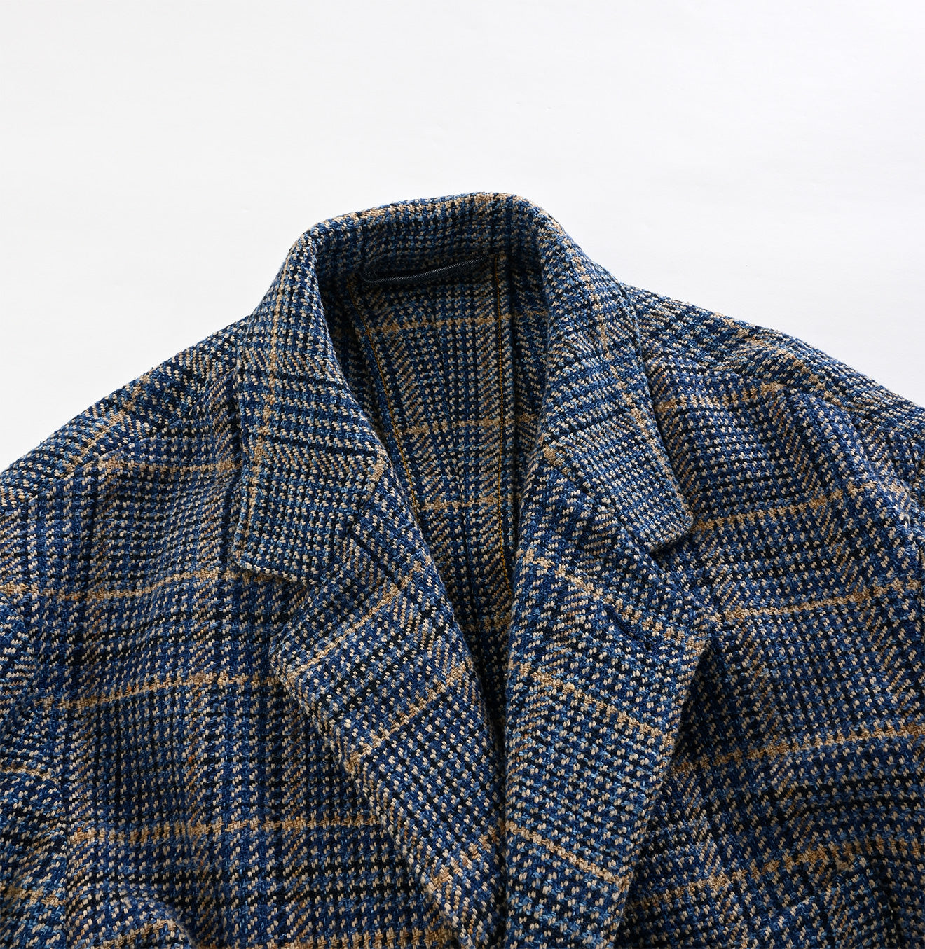 Indigo Cotton Tweed Miyuki Jacket Men – 45R Global