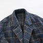 Indigo Cotton Tweed Miyuki Jacket Men