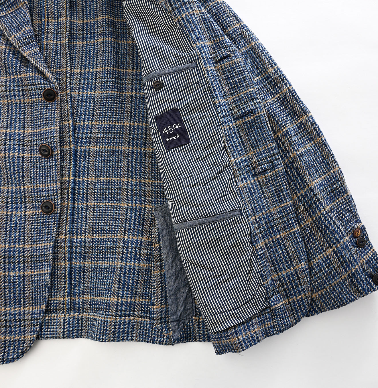 indigo kilt jacket