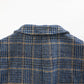 Indigo Cotton Tweed Miyuki Jacket Men