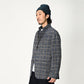 Indigo Cotton Tweed Miyuki Jacket Men