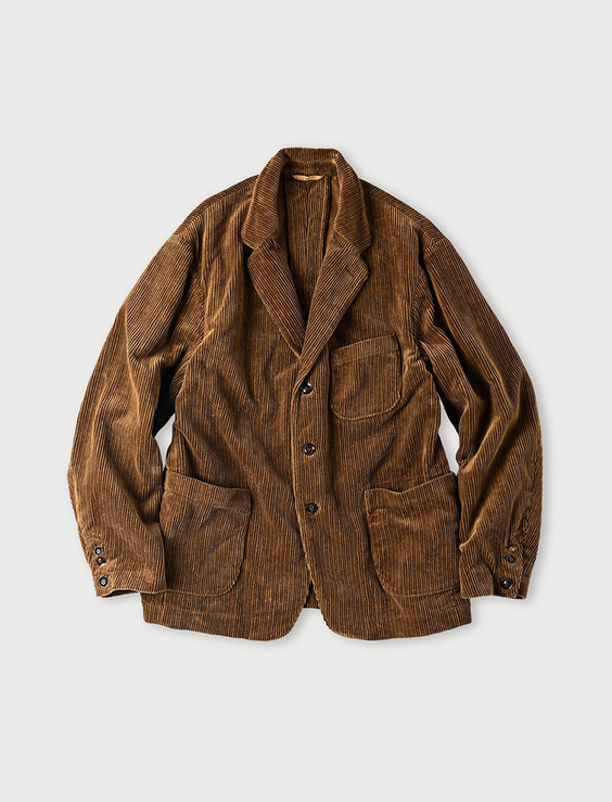 Selvage Corduroy Chigo Jacket Men