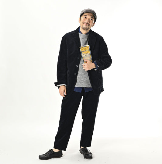 Selvage Corduroy Chigo Jacket Men - 45R by 45rpm studio