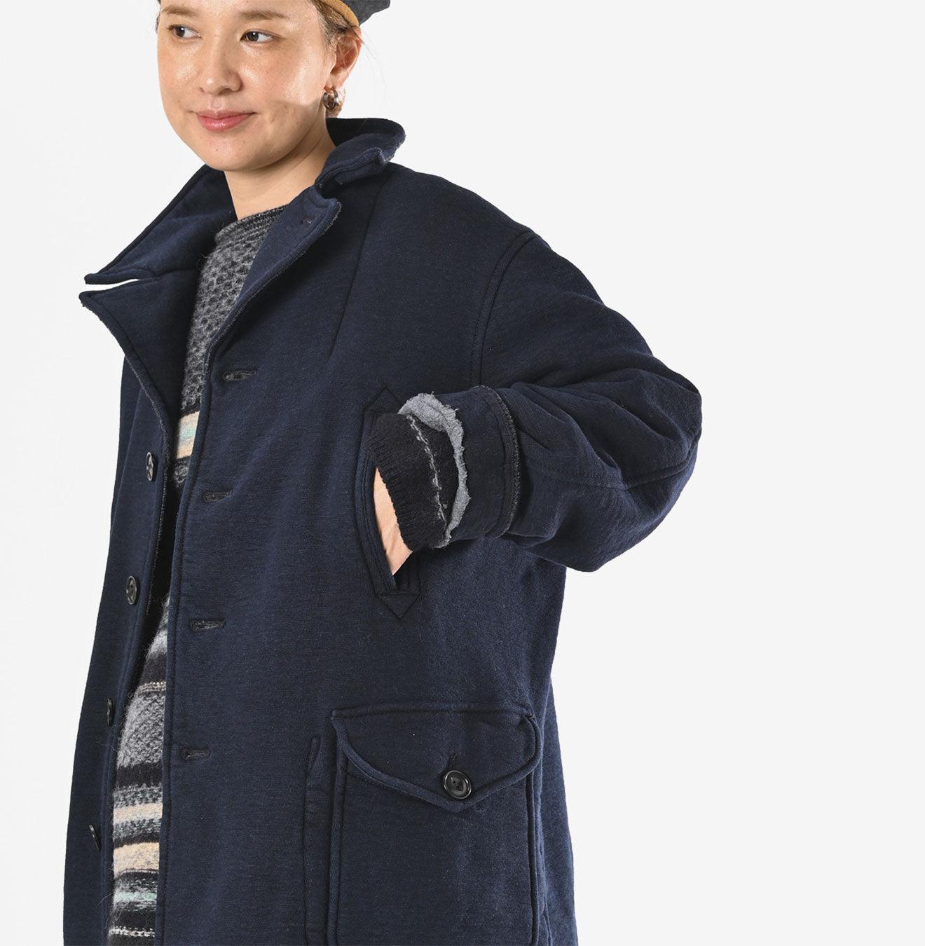 Indigo Hokkaido Cotton Fleece P-blouson - 45R by 45rpm studio - Image 12