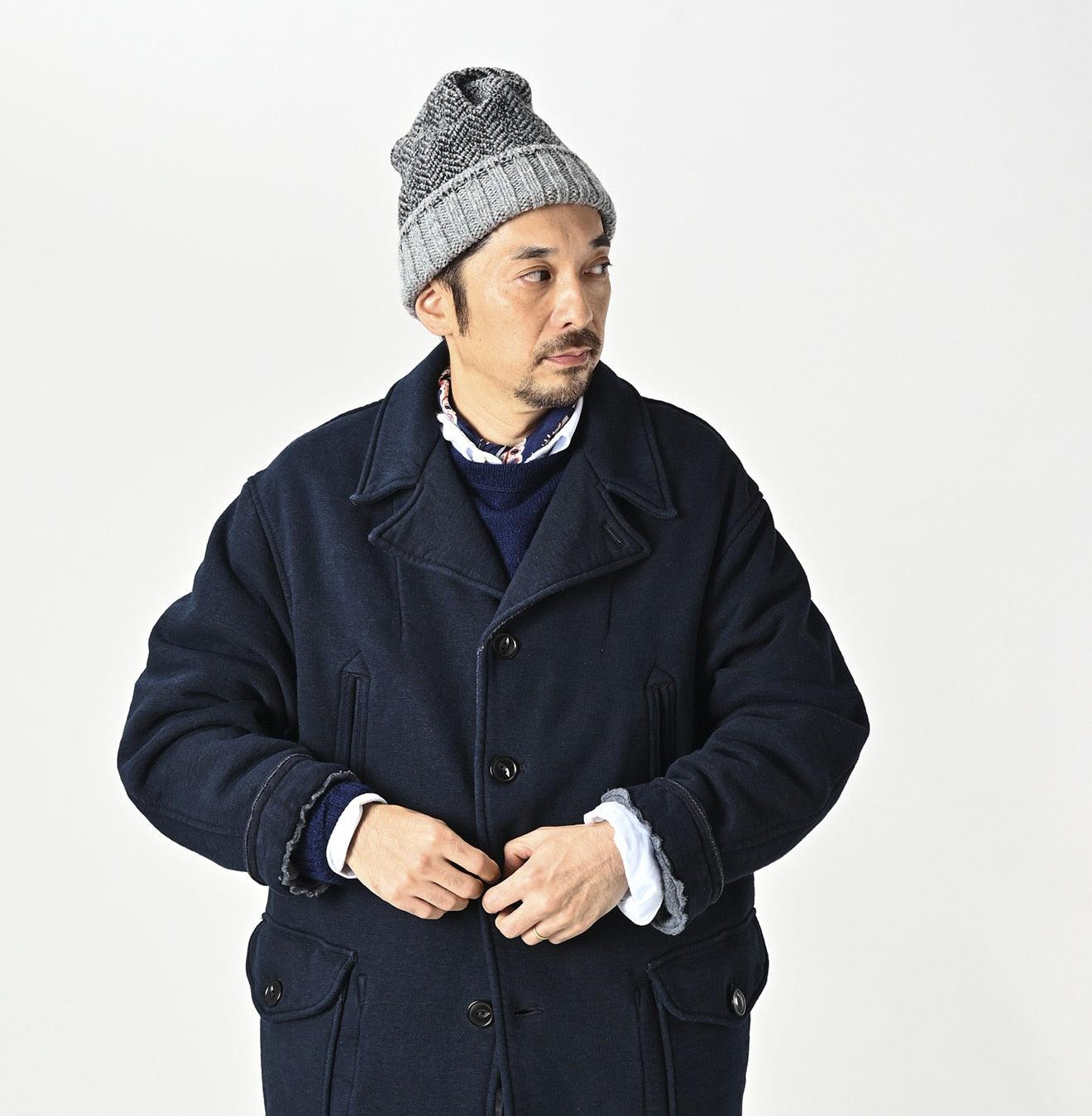Indigo Hokkaido Cotton Fleece P-blouson - 45R by 45rpm studio - Image 5
