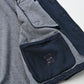 45R Indigo Hokkaido Cotton Fleece P-blouson Men