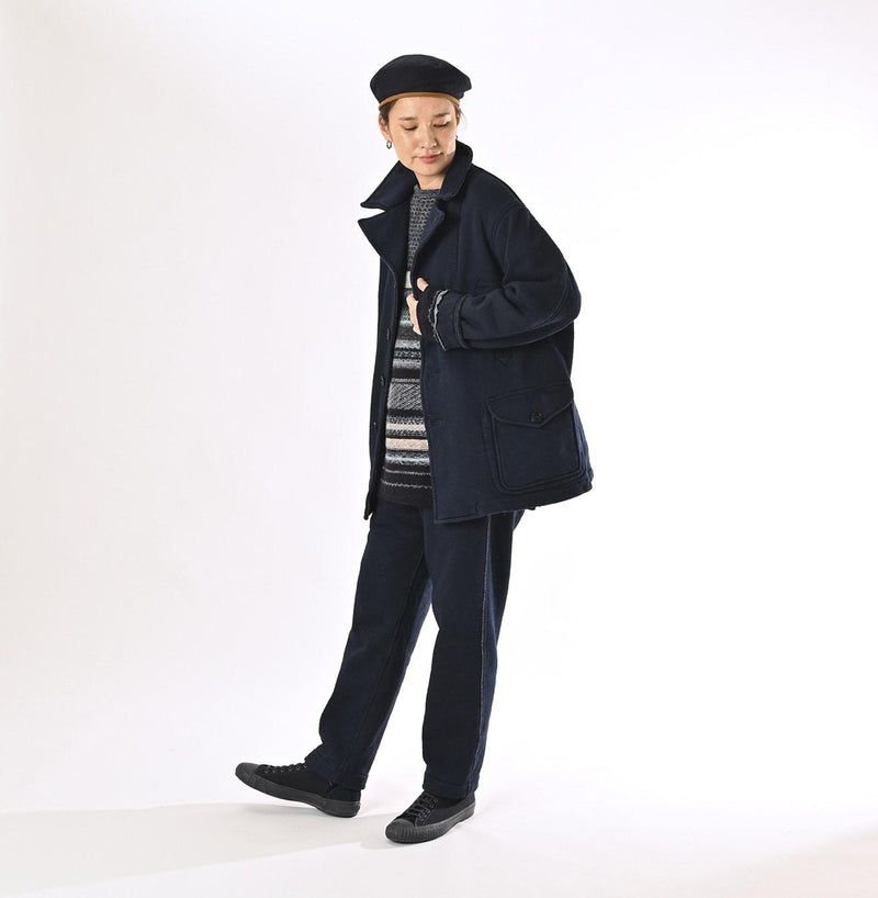Indigo Hokkaido Cotton Fleece P-blouson - 45R by 45rpm studio - Image 7