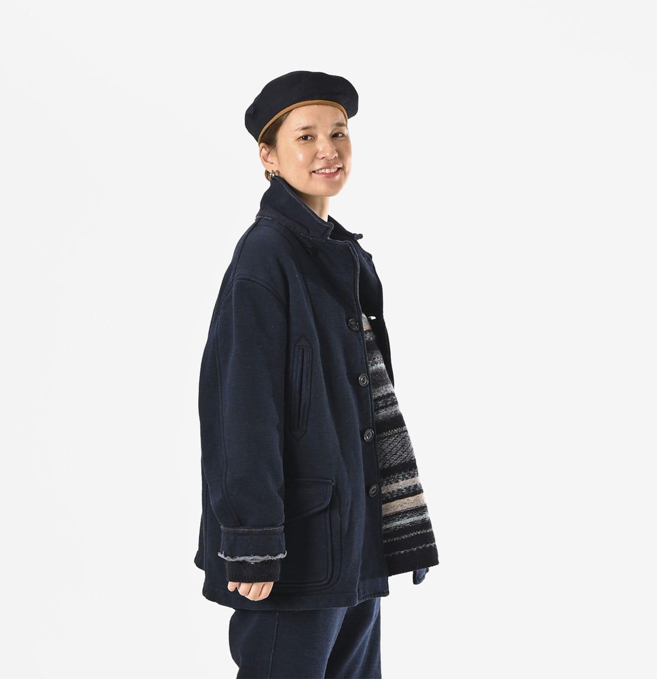 Indigo Hokkaido Cotton Fleece P-blouson - 45R by 45rpm studio - Image 9