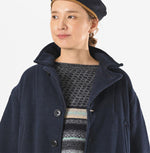 Indigo Hokkaido Cotton Fleece P-blouson - 45R by 45rpm studio